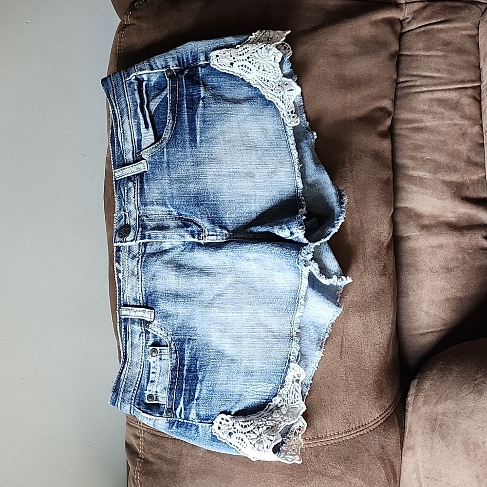 Denim shorts